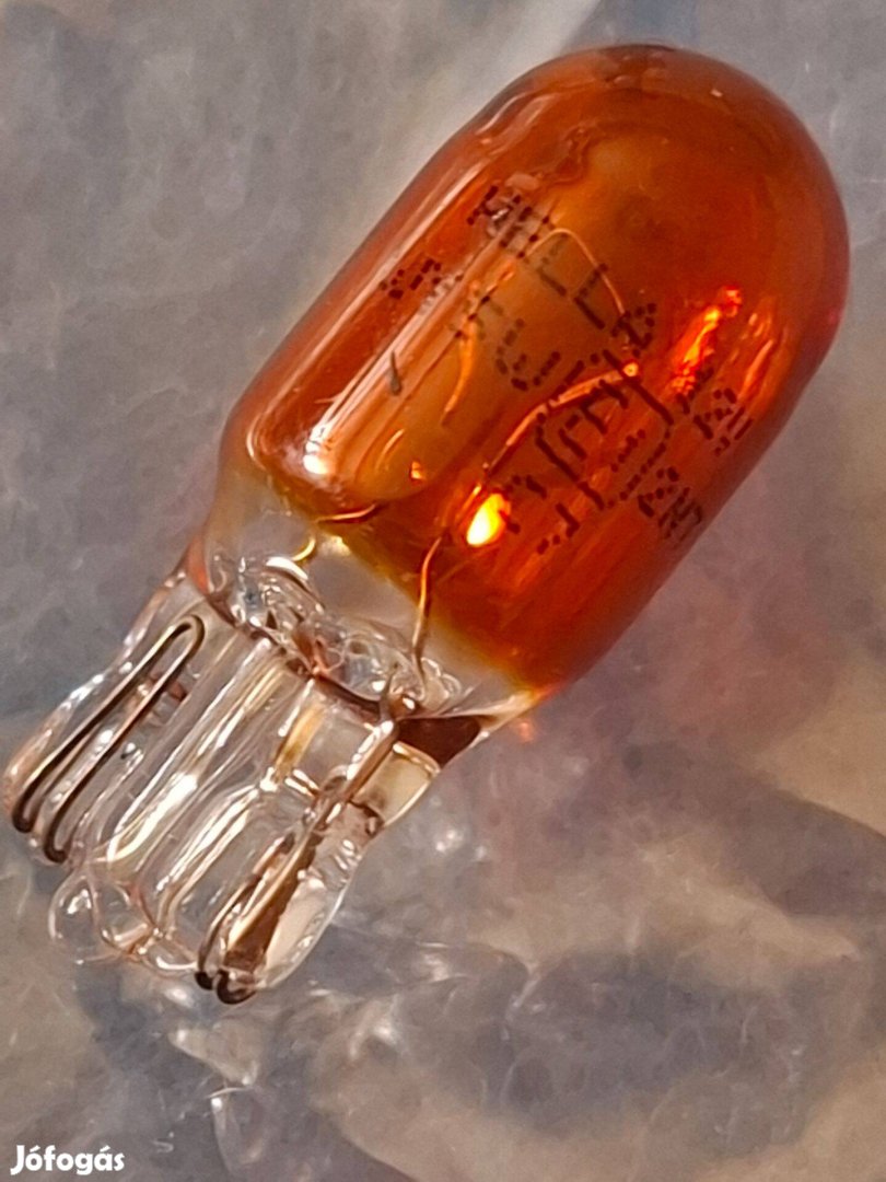 Hella WY5W sárga üveg izzó 12V 5W