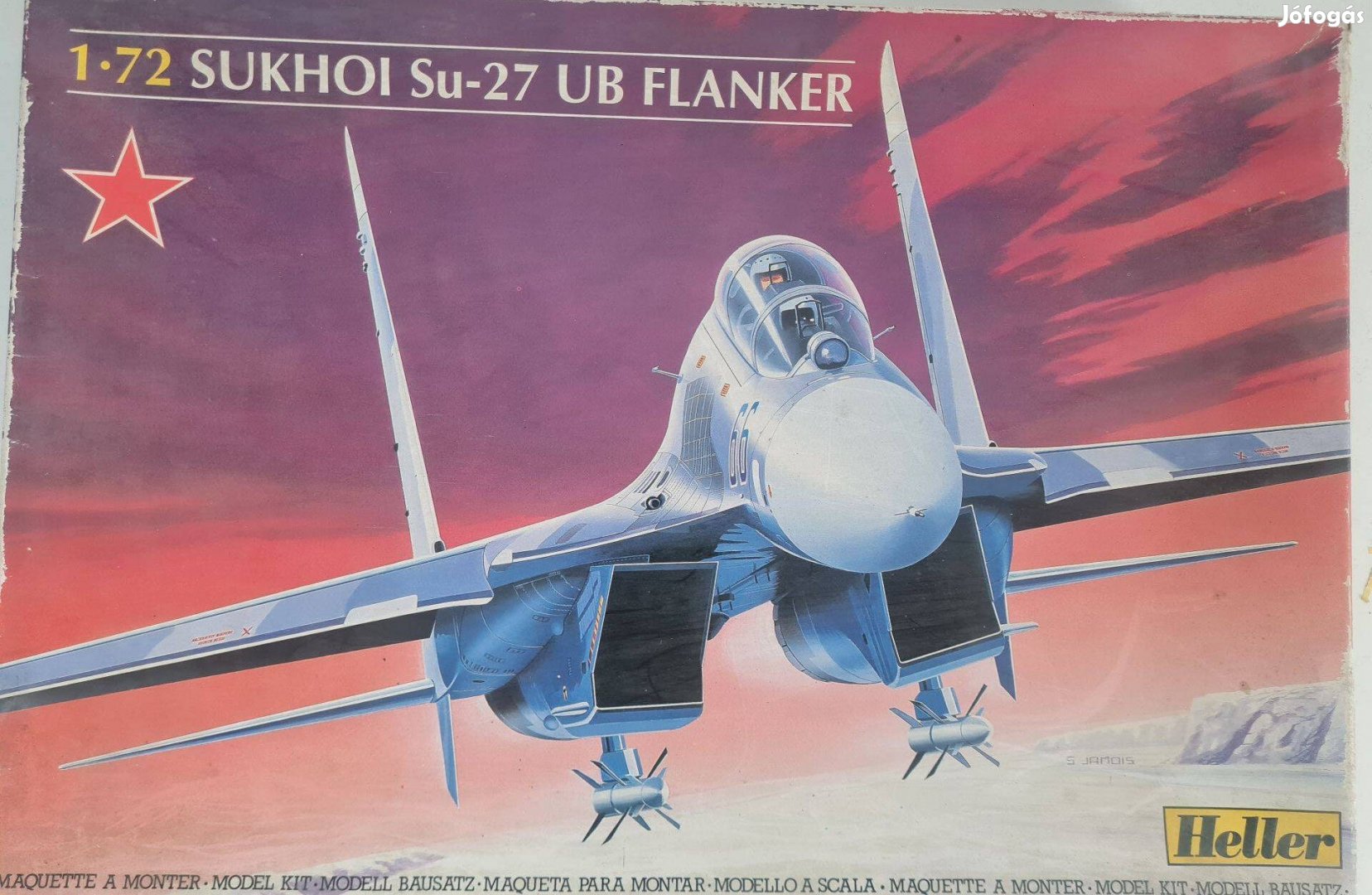 Heller 1/72 SU-27UB Makett