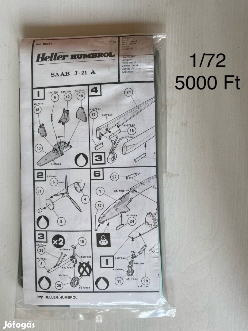 Heller Humbron Saab H-21 A 1/72