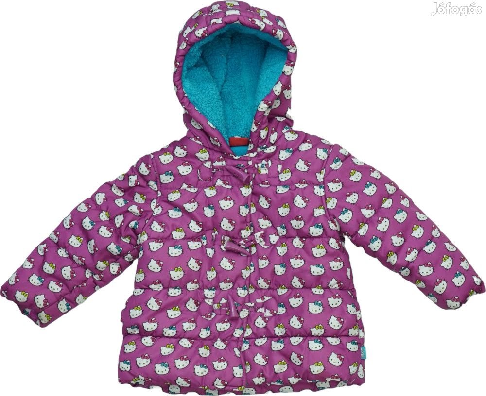 Hello Kitty Használt (újszerű) Lány Télikabát (Méret: 86)