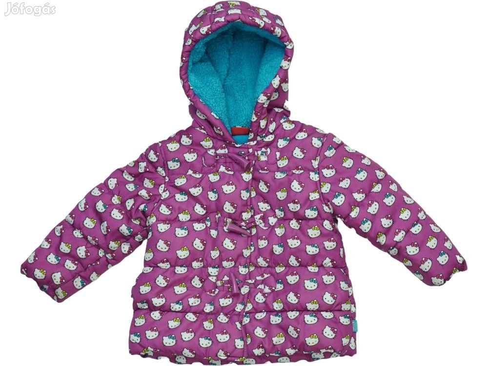 Hello Kitty Használt (újszerű) Lány Télikabát (Méret: 86)