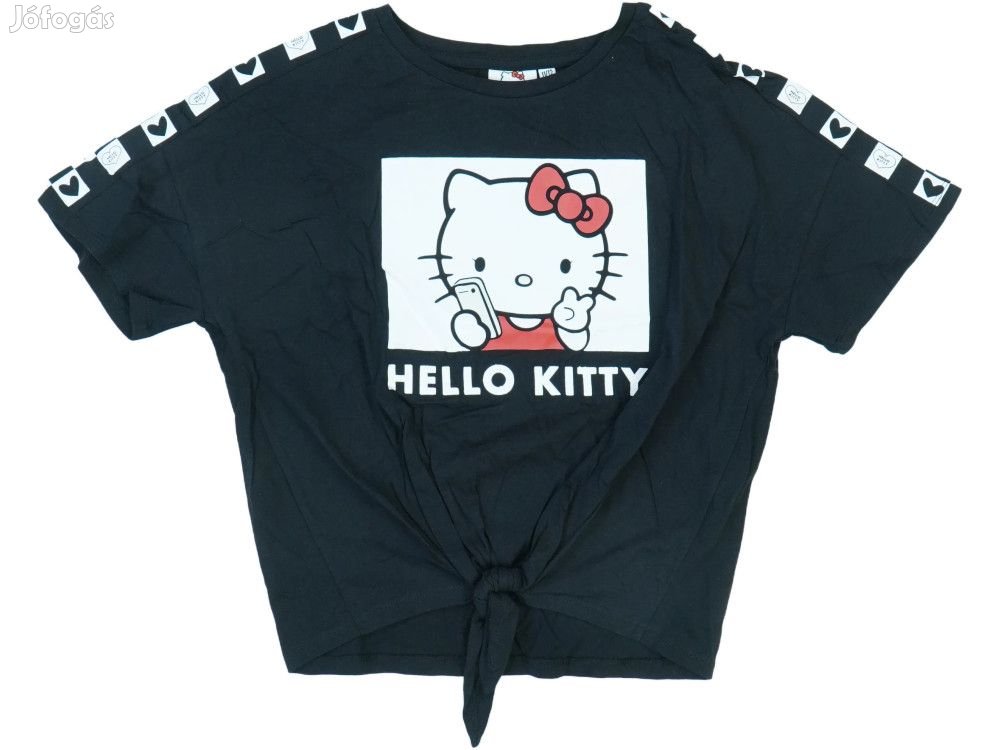 Hello Kitty Új (címkés) Lány Póló (Méret: 152)
