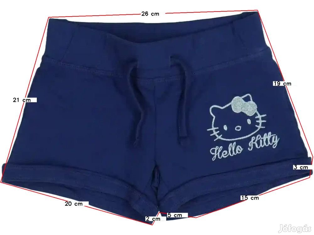 Hello Kitty Új (címkés) Lány Rövidnadrág (Méret: 104)