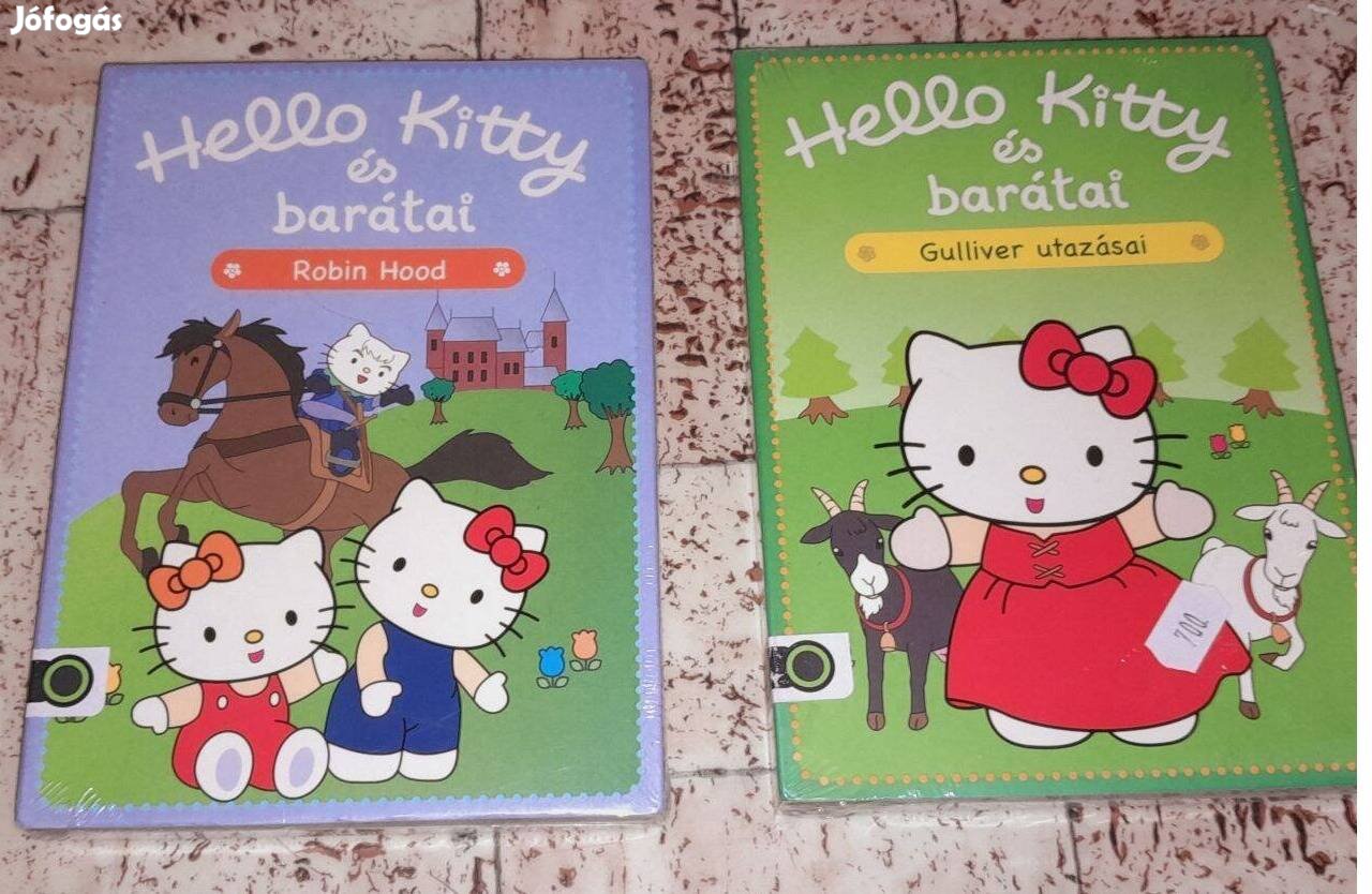 Hello Kitty és barátai 2db DVD (1991) Új, fóliás Szinkronizált