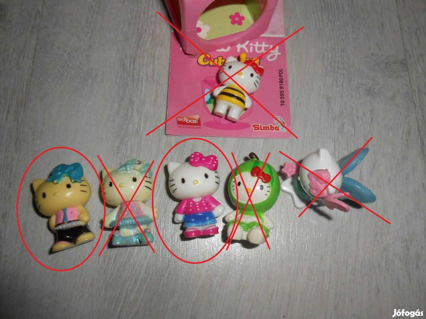 Hello Kitty gyűjthető mini figurák