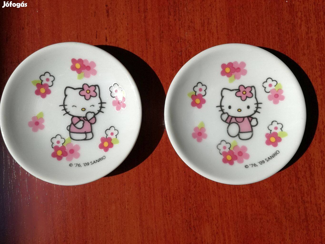 Hello Kitty játék porcelán tányér