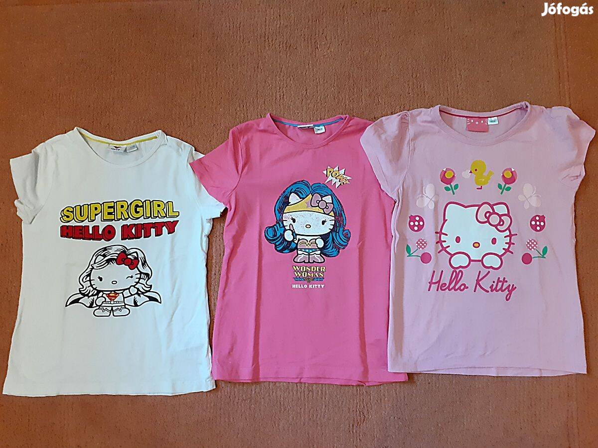 Hello Kitty póló csomag 8-10 év (3 db)