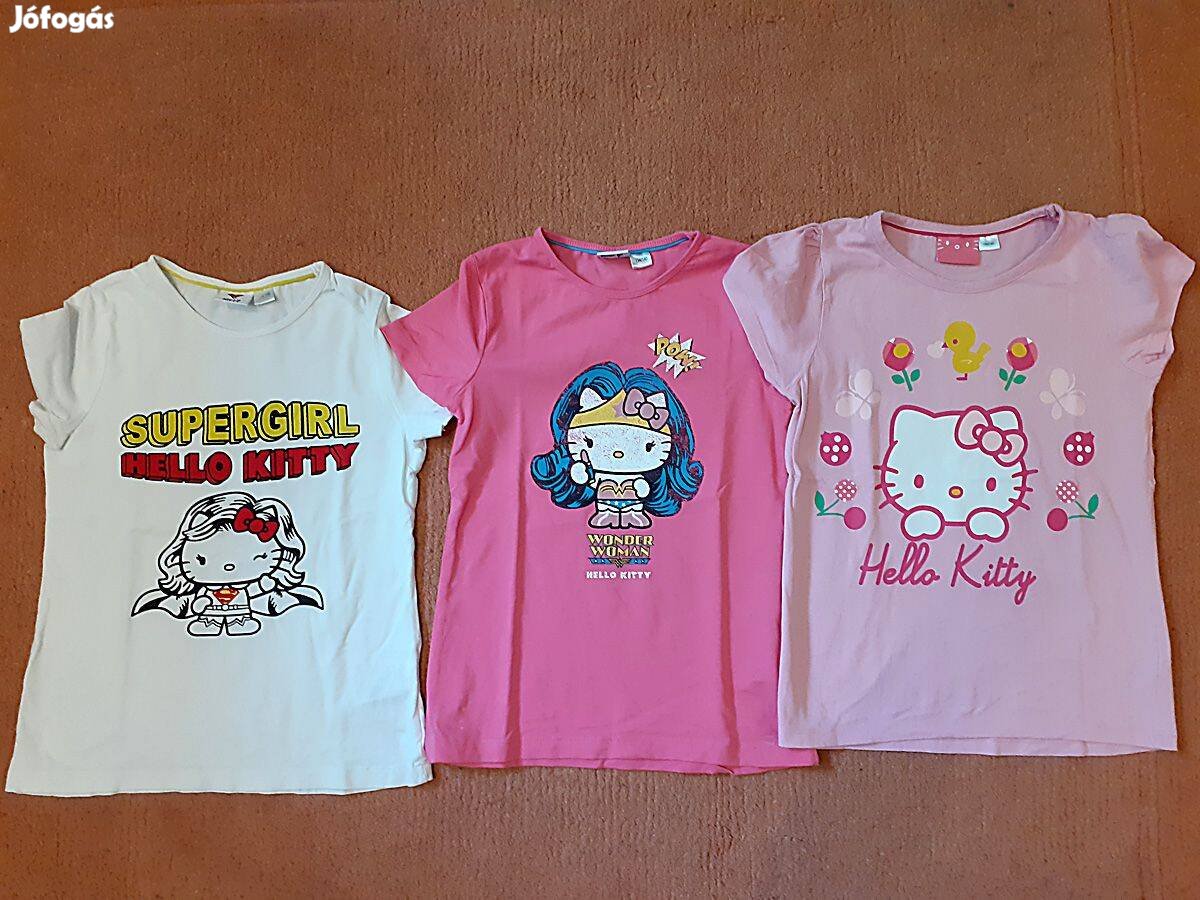 Hello Kitty póló csomag 8-10 év (3 db)