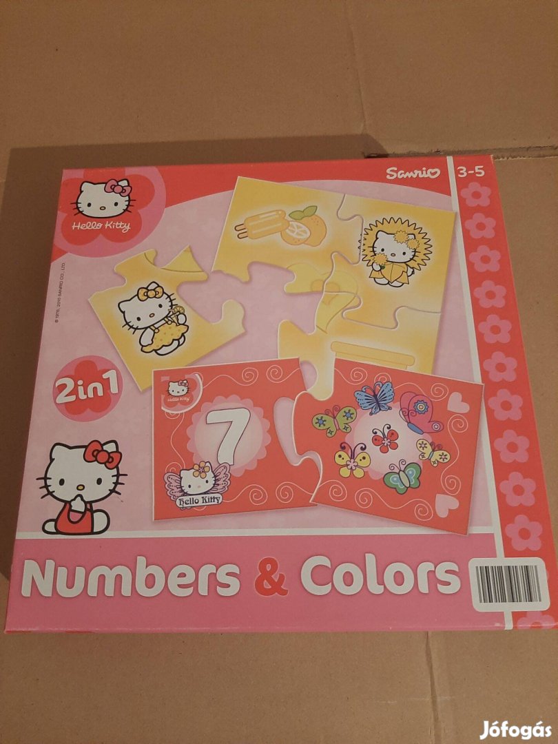 Hello Kitty puzzle, kirakó játék 3-5 évesnek