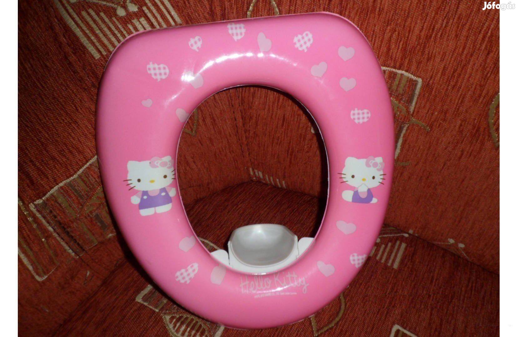 Hello Kitty-s WC ülőke-szűkítő wc-re szoktatáshoz