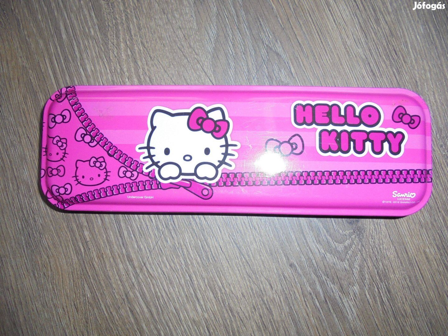 Hello kitty lemezből készült tolltartó gyerekeknek