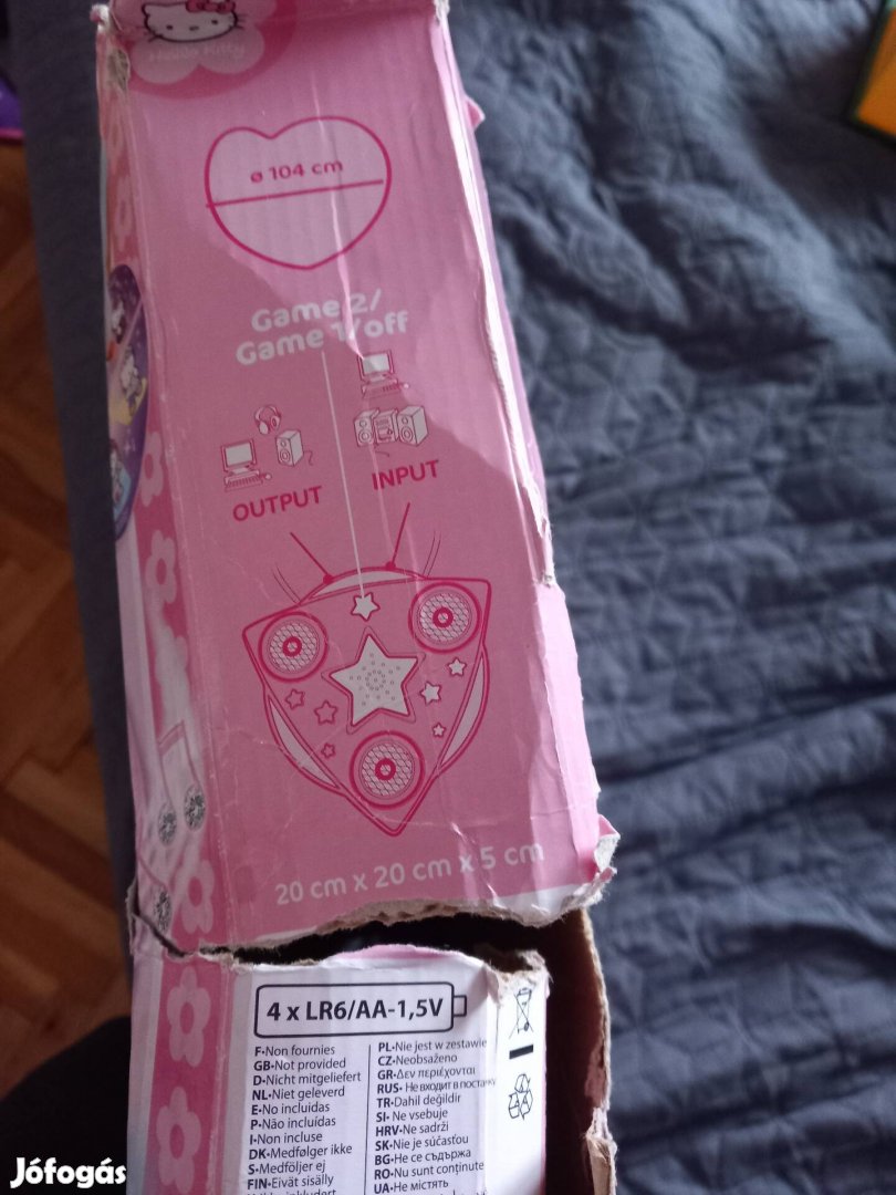 Hello kitty táncszőnyeg és Hercegnős sátor