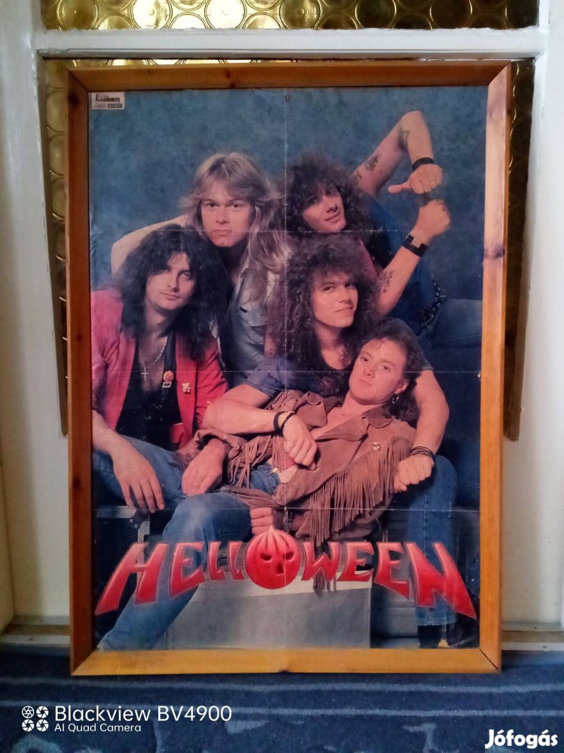 Helloween poszter relikvia