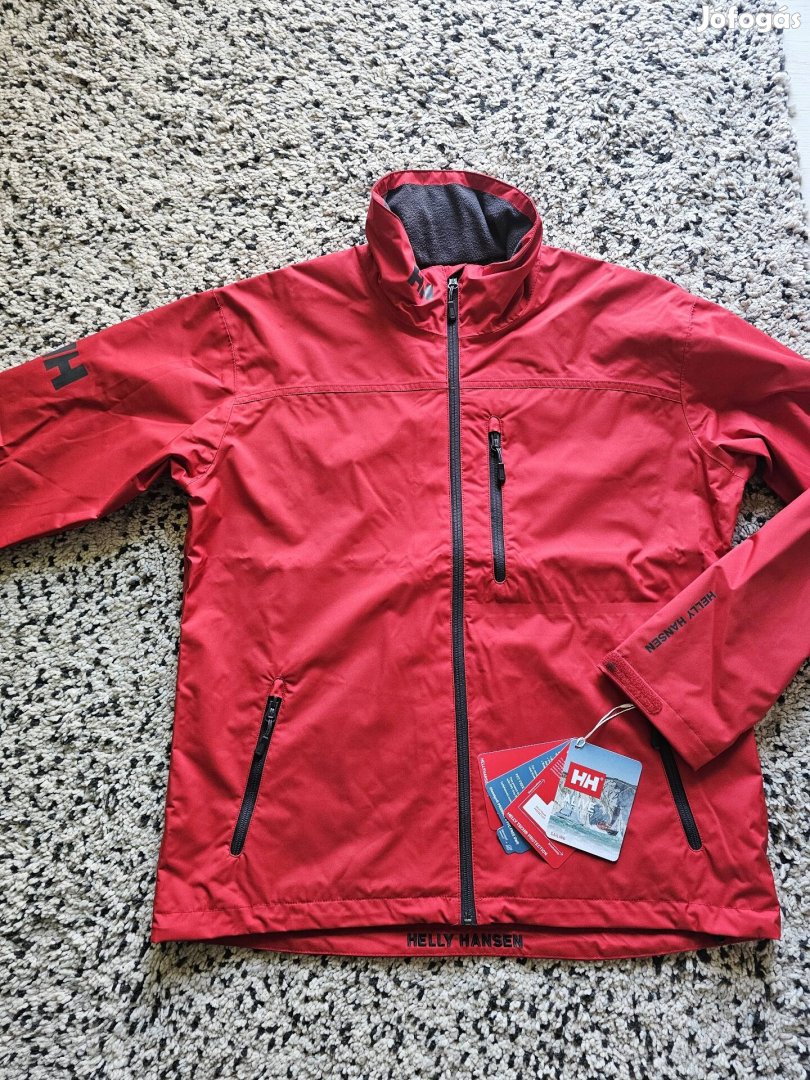 Helly Hansen Crew Jacket M-es piros férfi kabát. Teljesen új