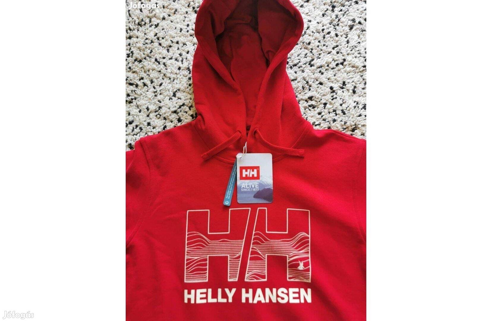 Helly Hansen Essential Hoodie férfi S-es kapucnis pulcsi. Teljesen új,