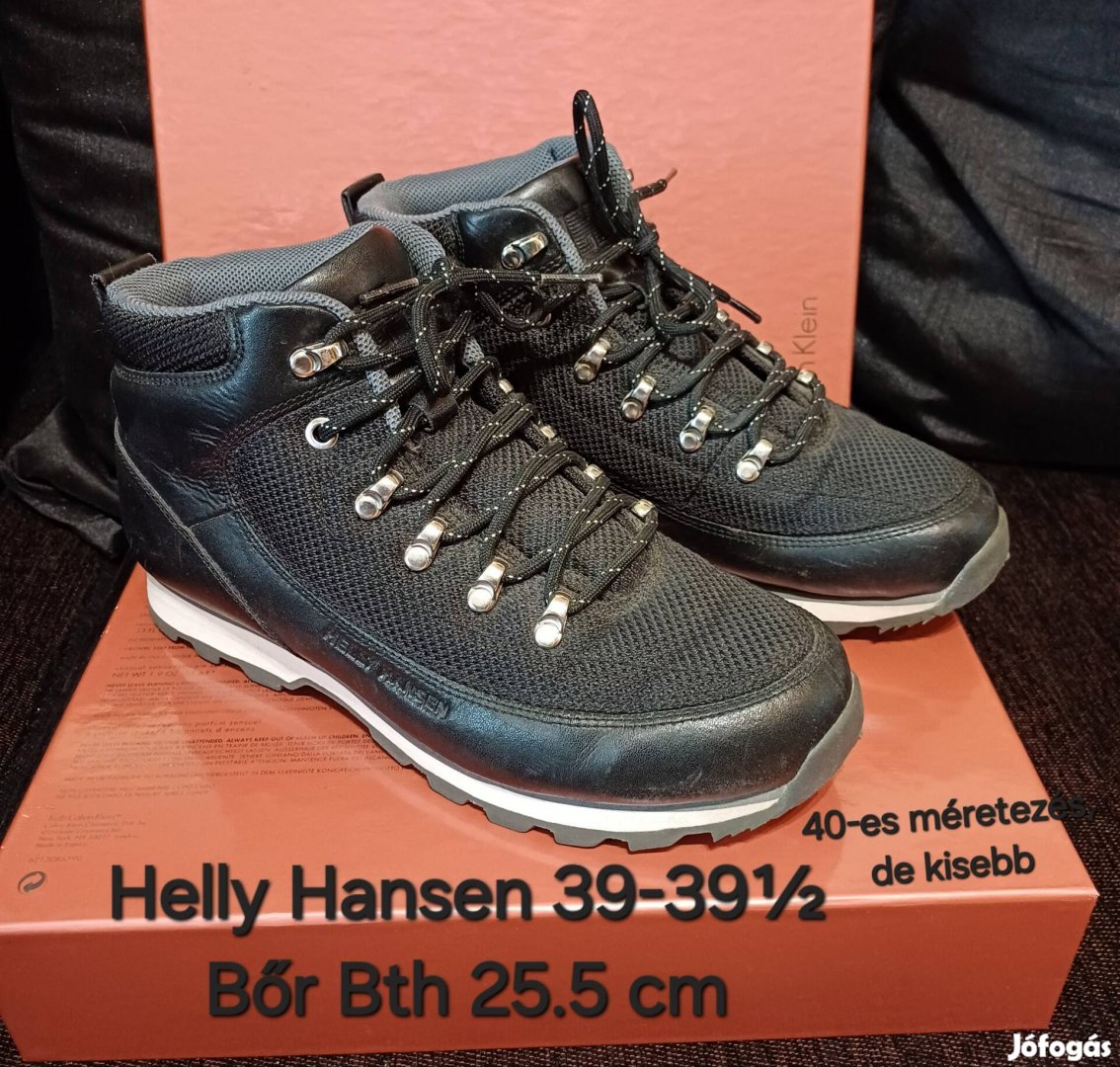 Helly Hansen bakancs bőr fekete 40