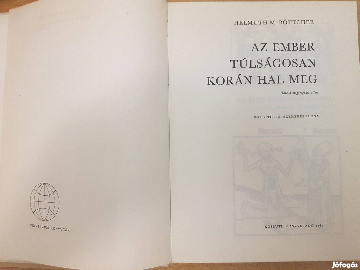 Helmut M. Böttcher : Az ember túlságosan korán hal meg (könyv)