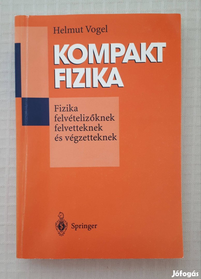 Helmut Vogel Kompakt fizika könyv