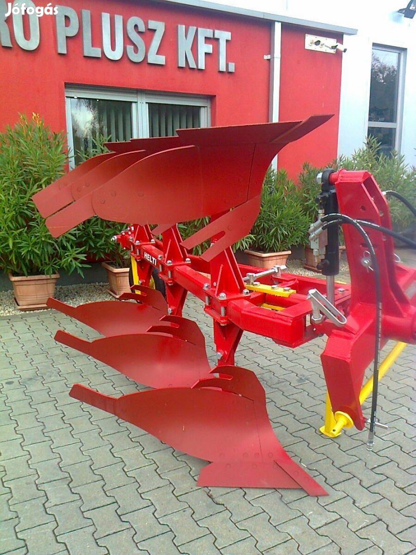 Helti Plutó 3 fejes tele kormánylemezes új eke !