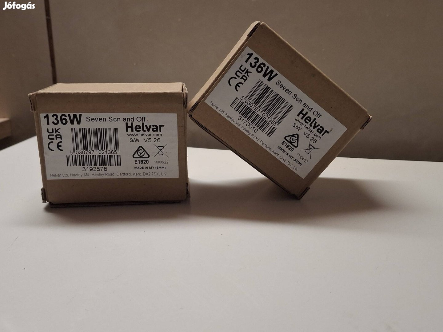 Helvar 136W Digidim Dali Vezérlőpanel 7 jelenet Off - Új