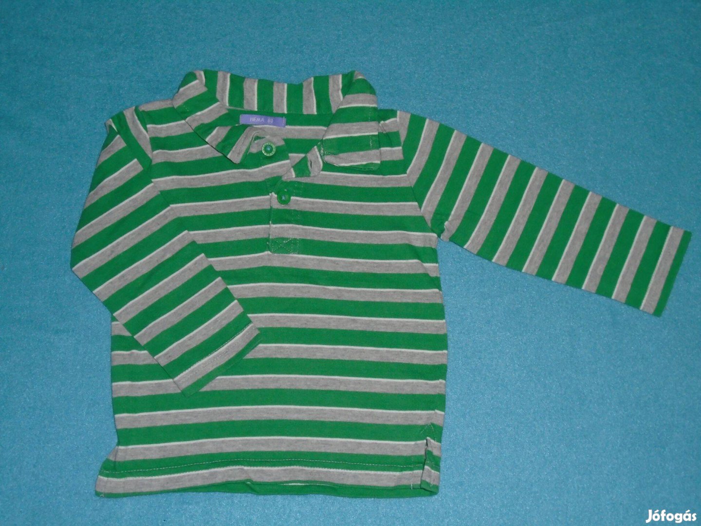 Hema galléros hosszú ujjú felső 9-12 hó méret 80