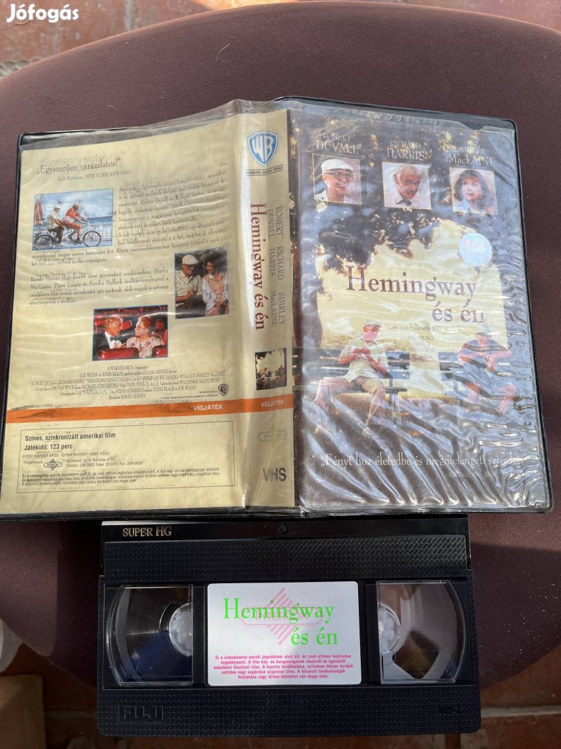 Hemingway és én vigjáték vhs