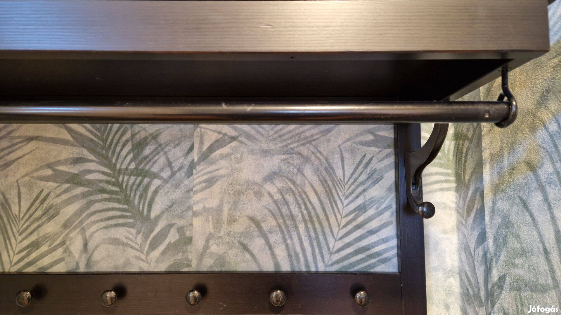 Hemnes előszoba polc, fehér, 85 cm