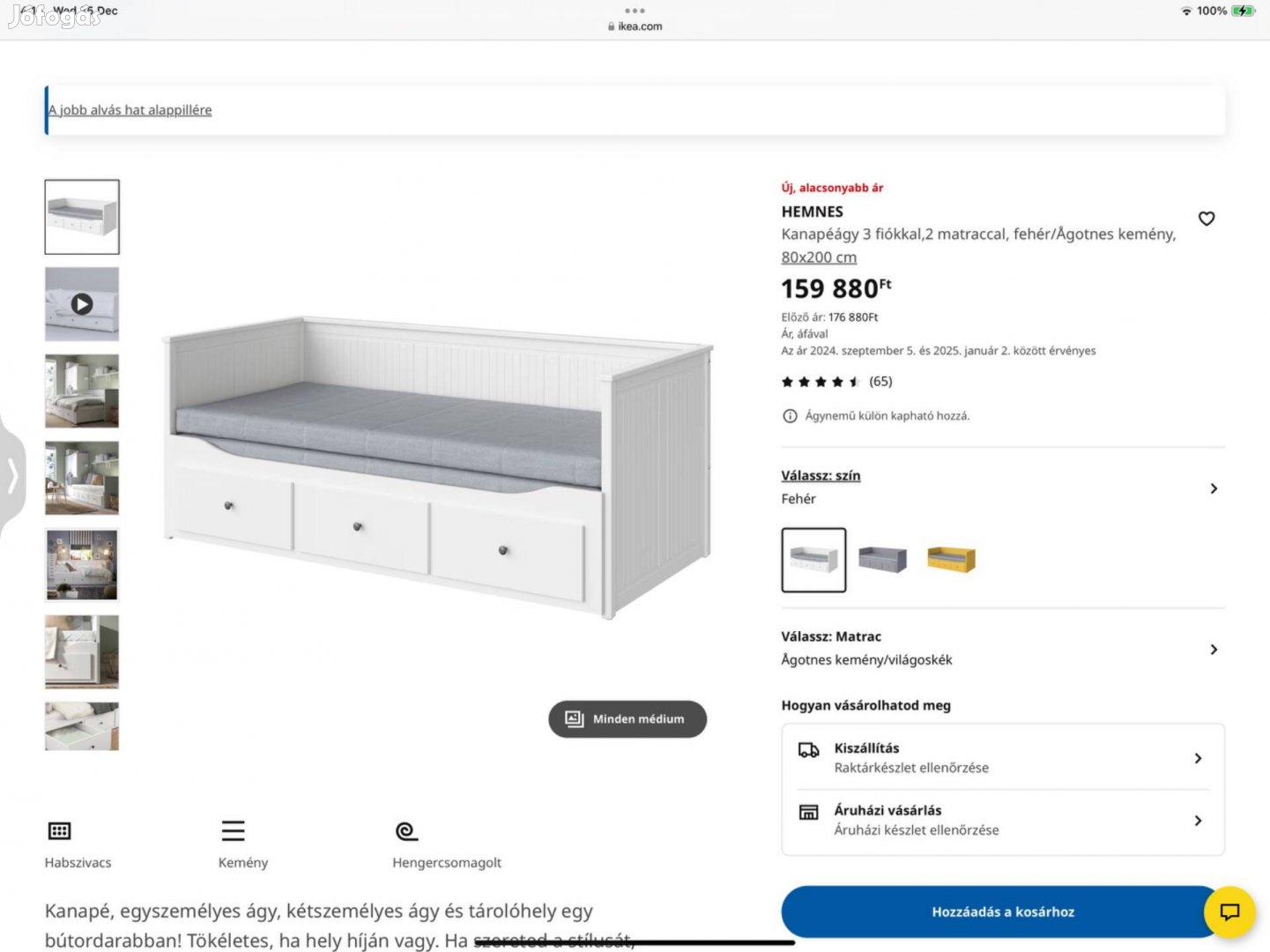 Hemnes kanape