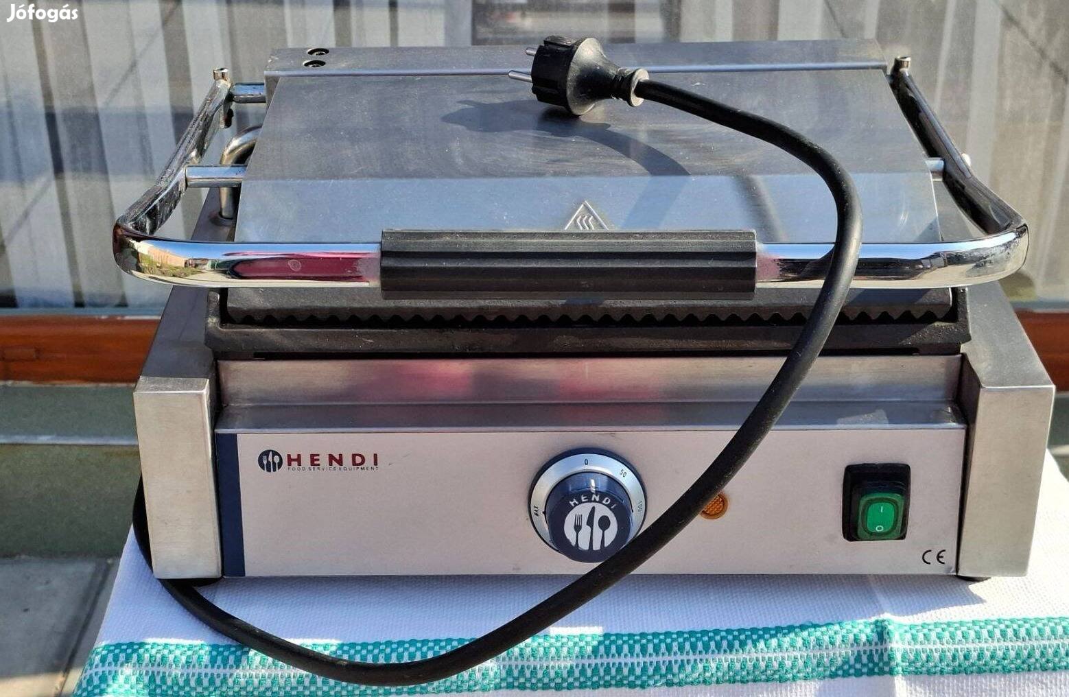 Hendi nagy teljesítményű kontakt grill ipari Panini