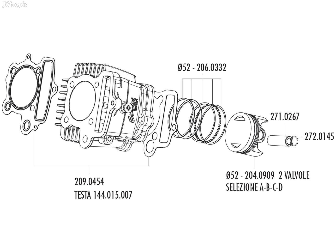 Henger Hengerfej 4 Str 2 Valves