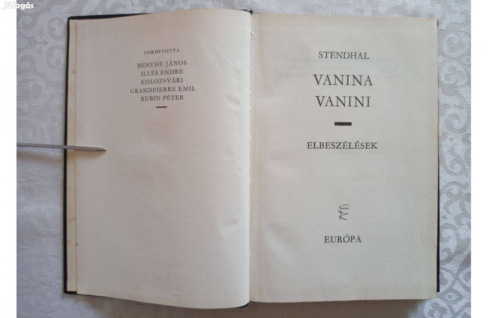 Henri Beyle Stendhal : Vanina Vanini elbeszélések bőrkötésben