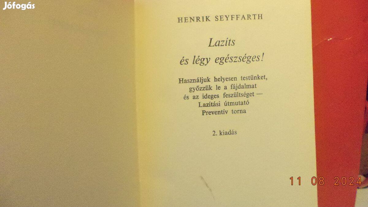 Henrik Seyffath: Lazits és légy egészséges!