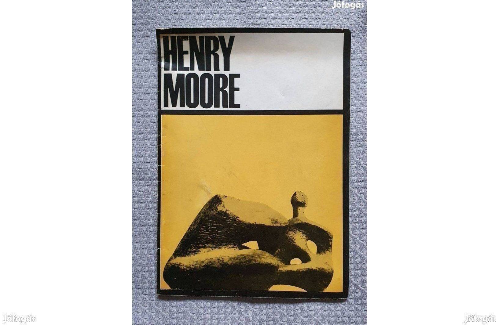 Henry Moore szobrászművész kiállítása, brosúra 1965