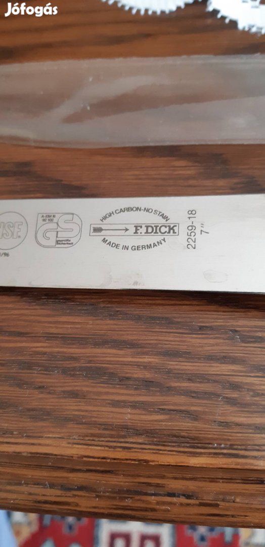 Henteskés,Dick ergogrip 16,5 cm
