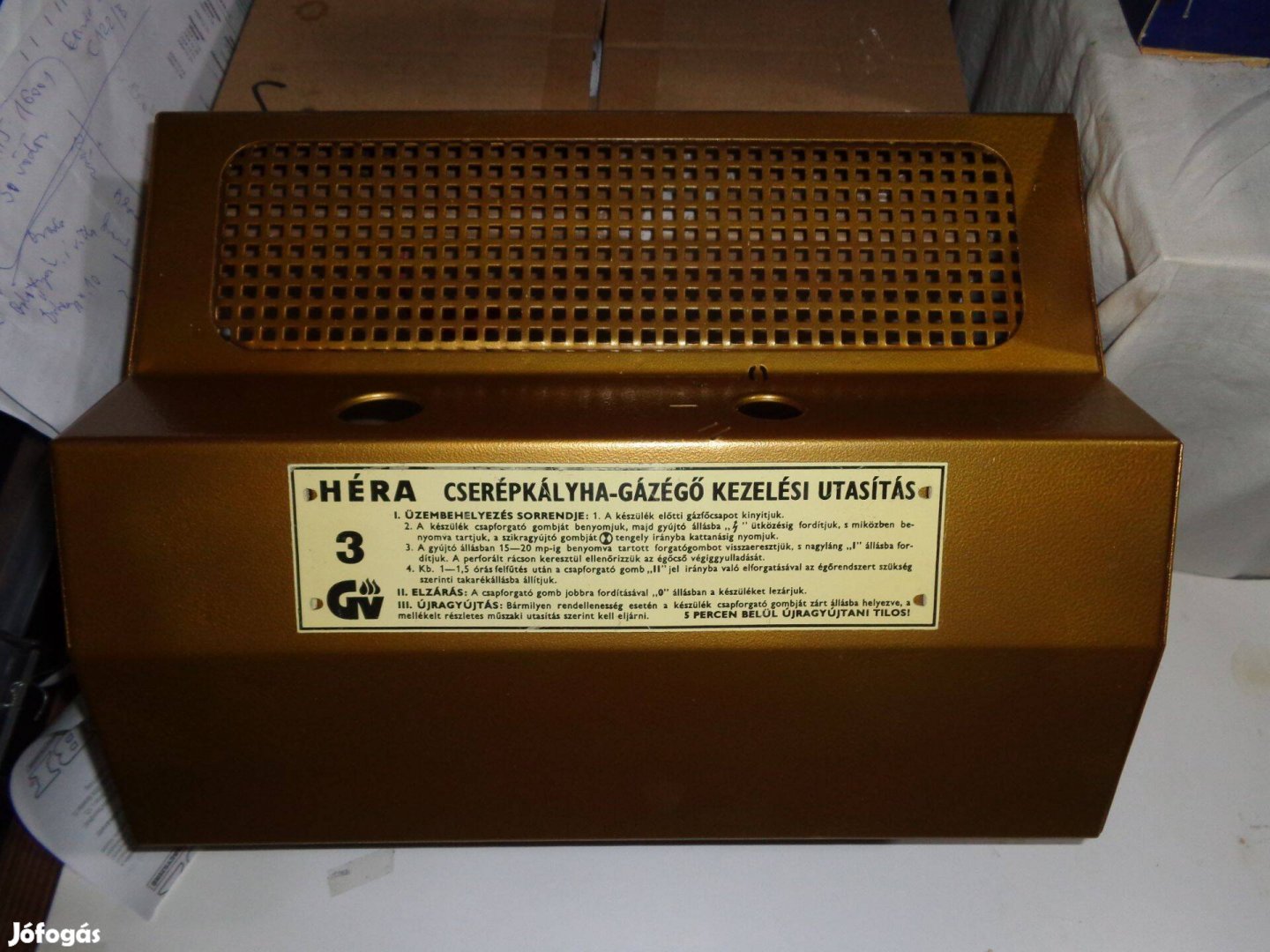 Héra cserépkályha burkolat