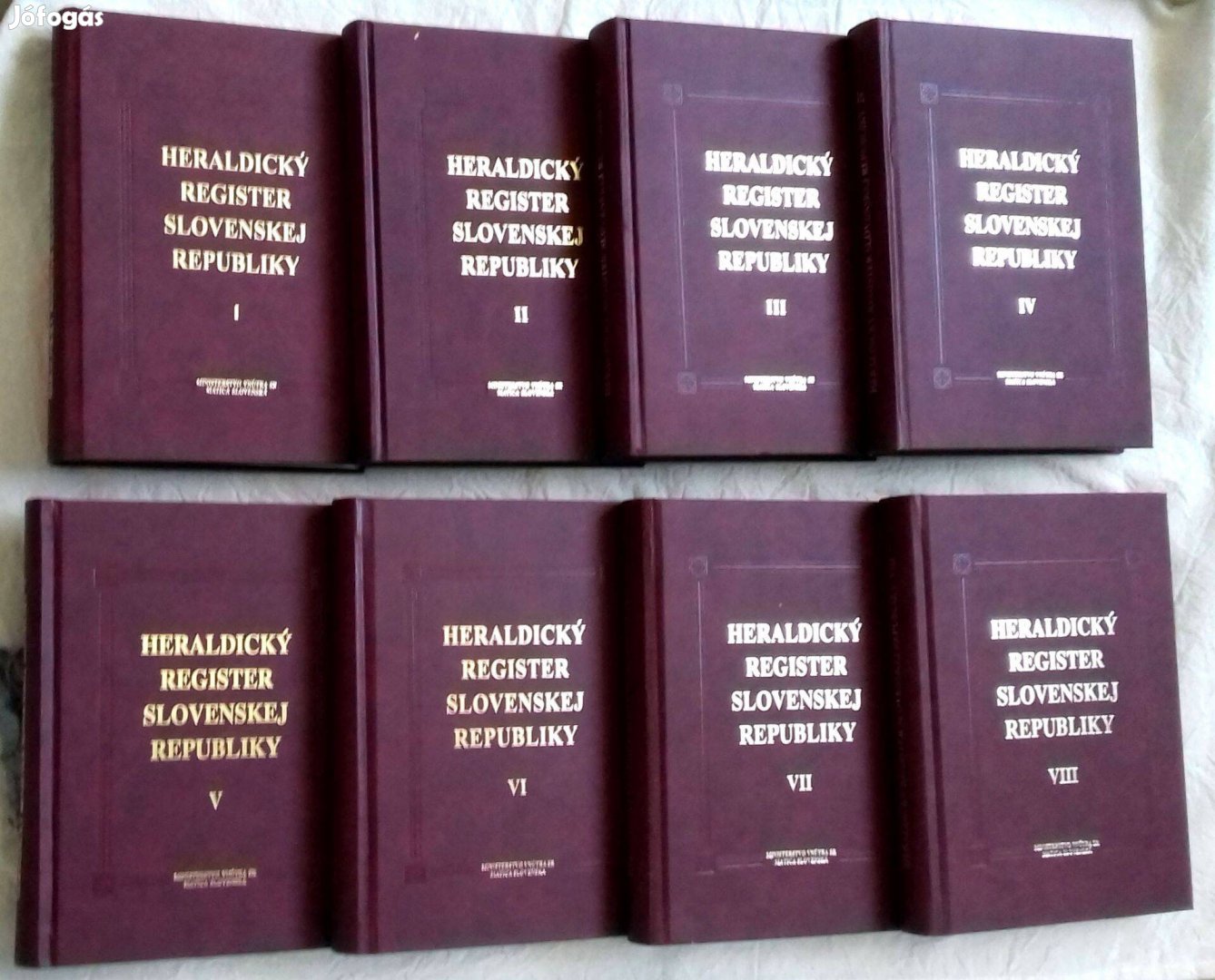 Heraldicky Register Slovenskej Republiky. 8 kötet