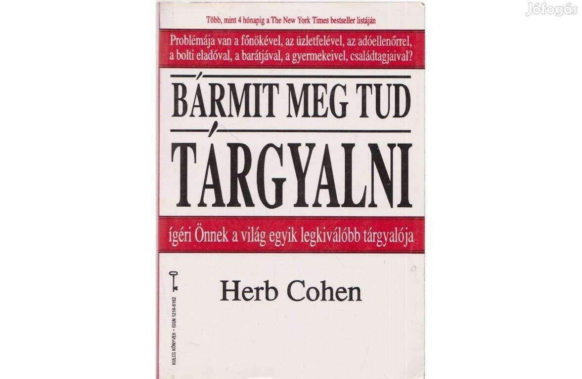 Herb Cohen: Bármit meg tud tárgyalni