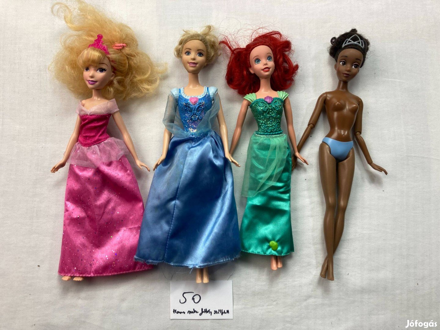 Hercegnő Barbie baba csomag, Csipkerózsika Barbie, Tiana Ariel 50