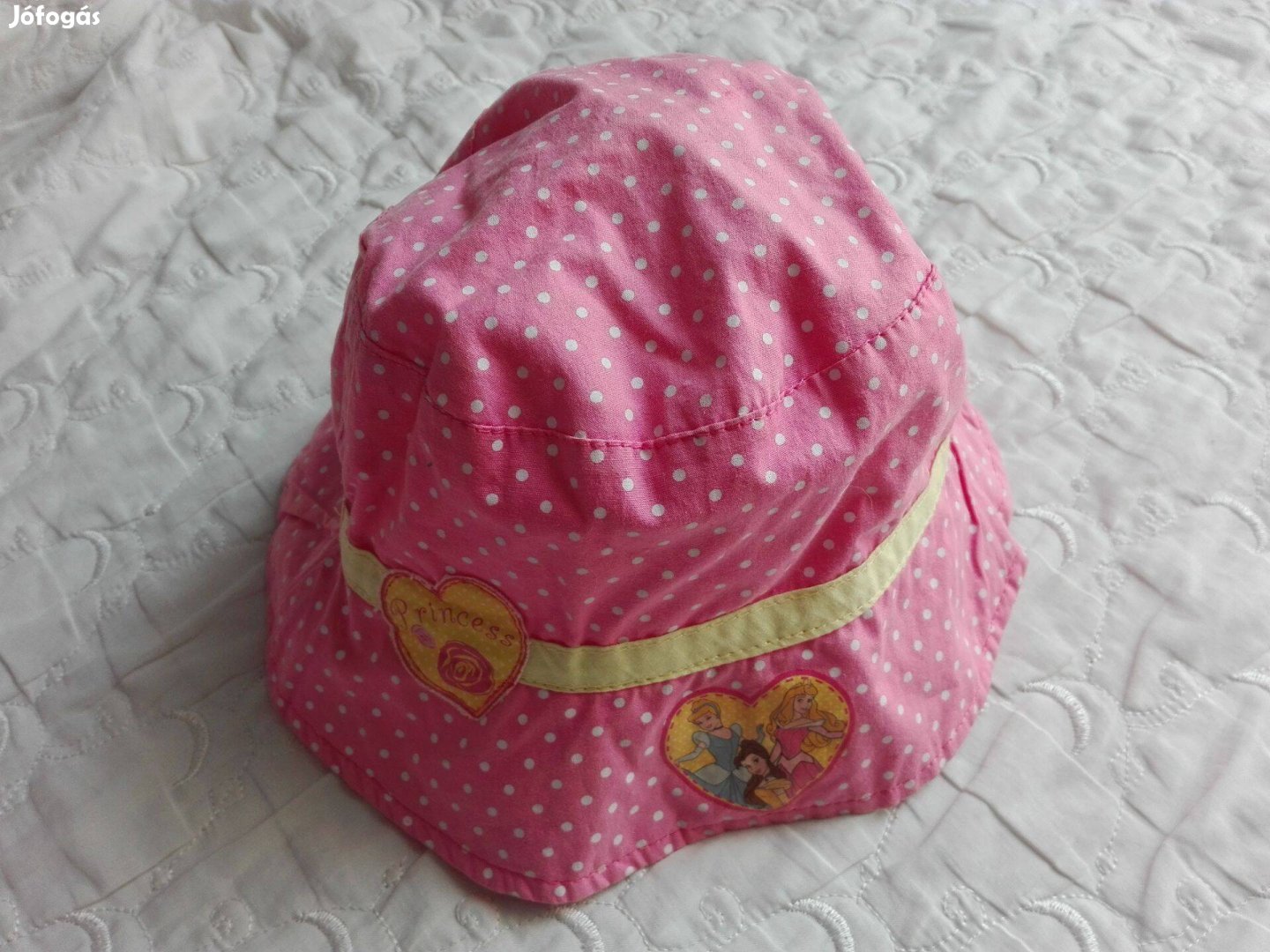 Hercegnős Princess kalap sapka 4-8 éves kislányra, 110 - 122 -es méret