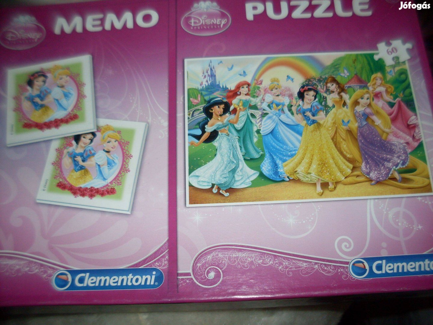Hercegnős memoriajáték és puzzle és párkereső