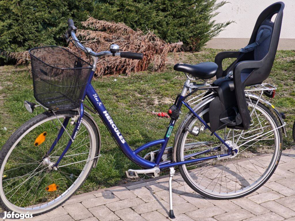 Hercules Uno Mélyvázas Női kerékpár 26 kosárral és