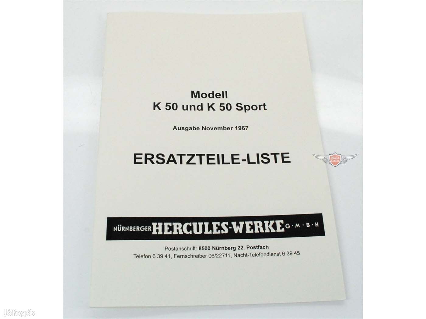 Hercules alkatrészkatalógus K 50, 50 Sport számára