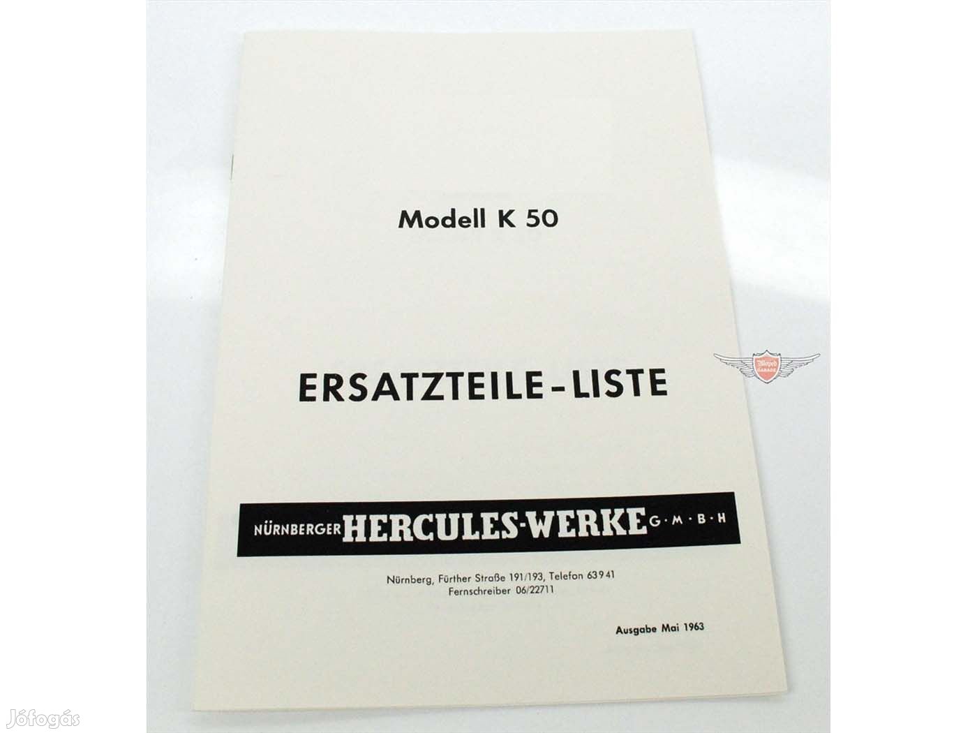 Hercules alkatrészkatalógus K 50-hez