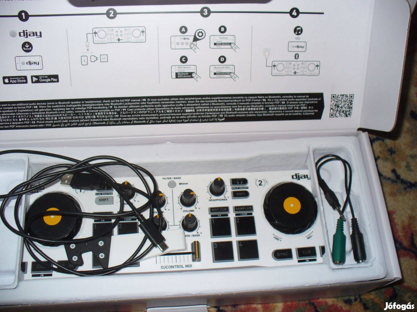 Hercules dj control mix keverőpult