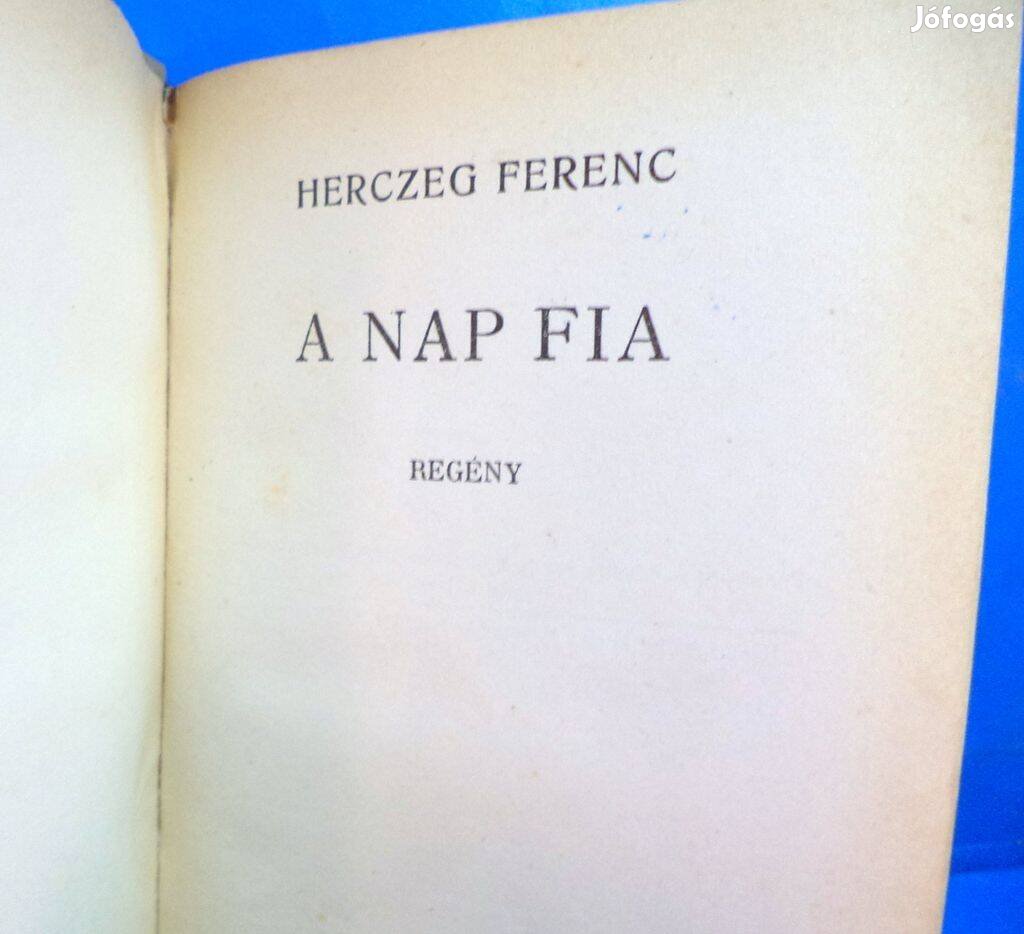 Herczeg Ferenc: A nap fia