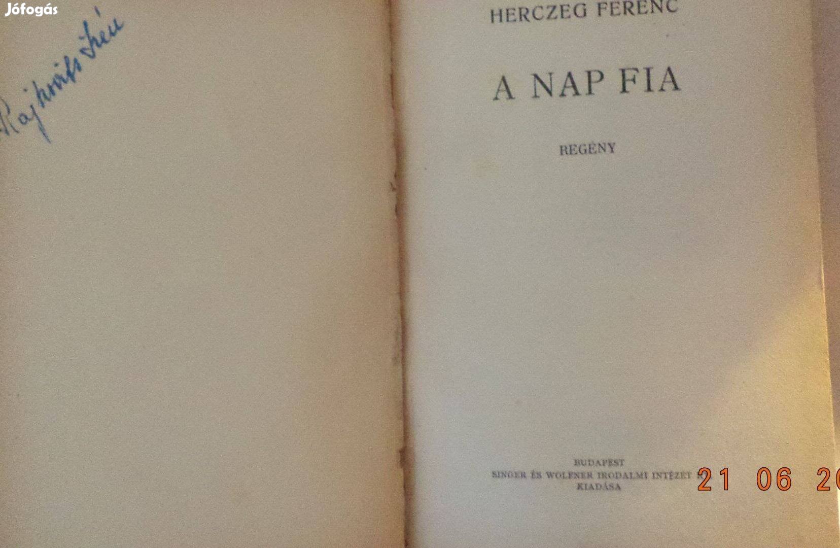 Herczeg Ferenc: A nap fia