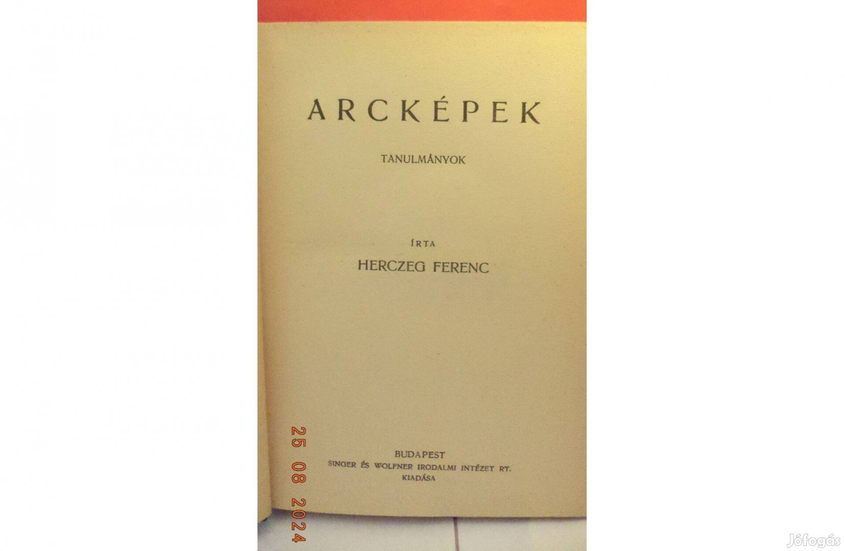 Herczeg Ferenc: Arcképek - tanulmányok