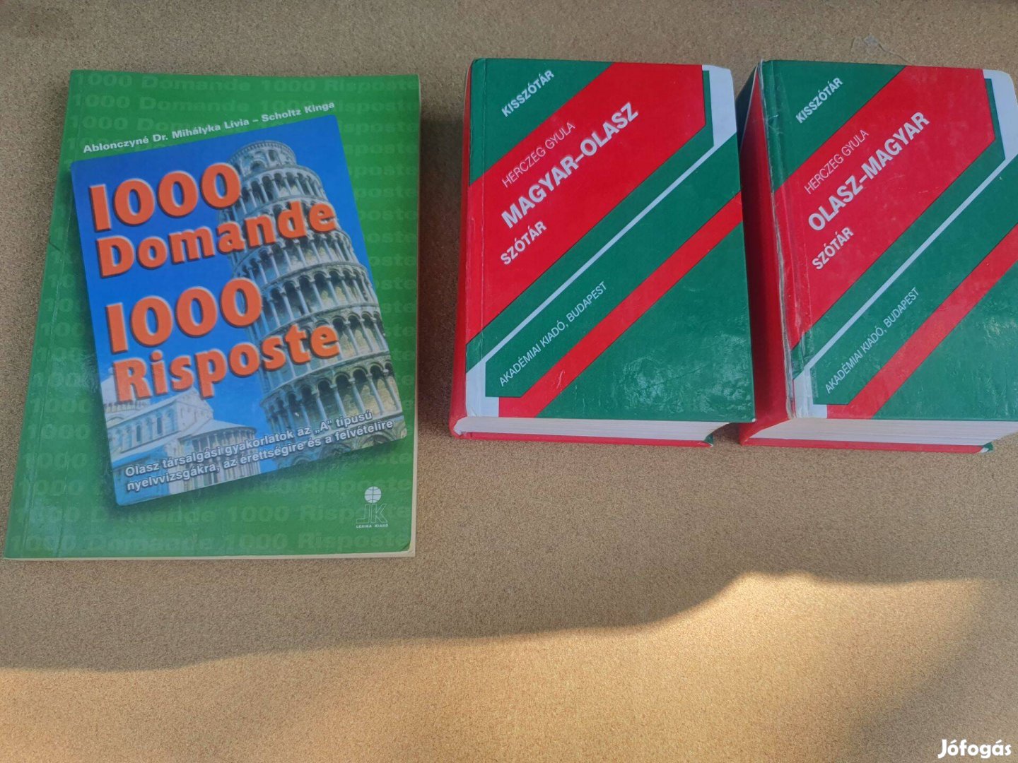 Herczeg Gyula Olasz-Magyar, Magyar-Olasz kisszótár társalgás