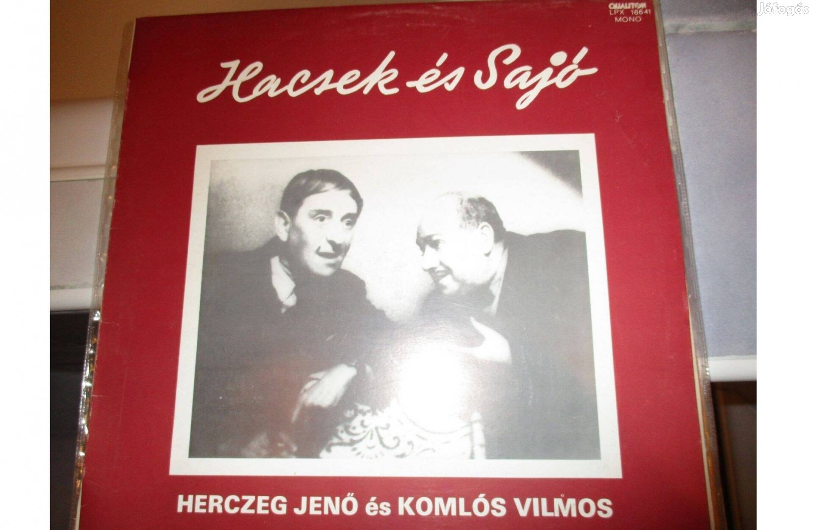 Herczeg Jenő és Komlós Vilmos Hacsek és Sajó vinyl hanglemez eladó