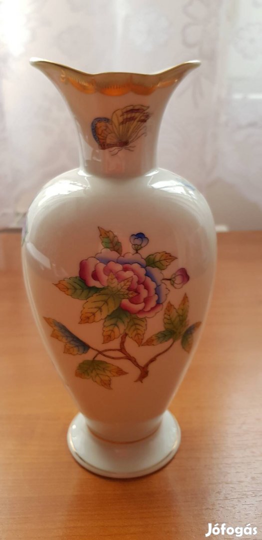 Herend Herendi Viktória porcelán váza 19 cm